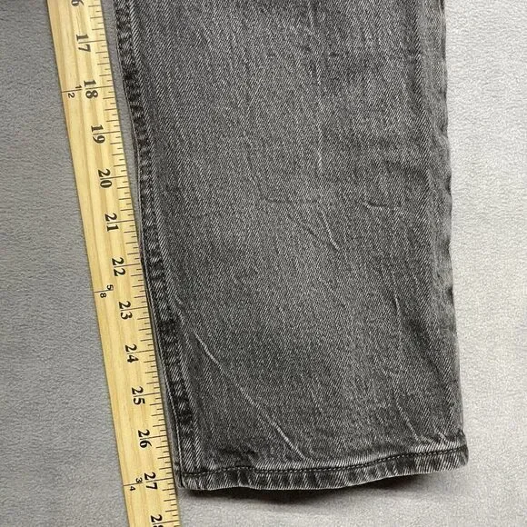 Woman's Levis Levi's 70s High Slim Straight Jeans Faded Black 27 Waist 27 Inseam - Picture 6 of 14